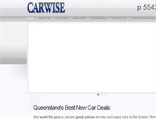 Tablet Screenshot of carwise.net.au